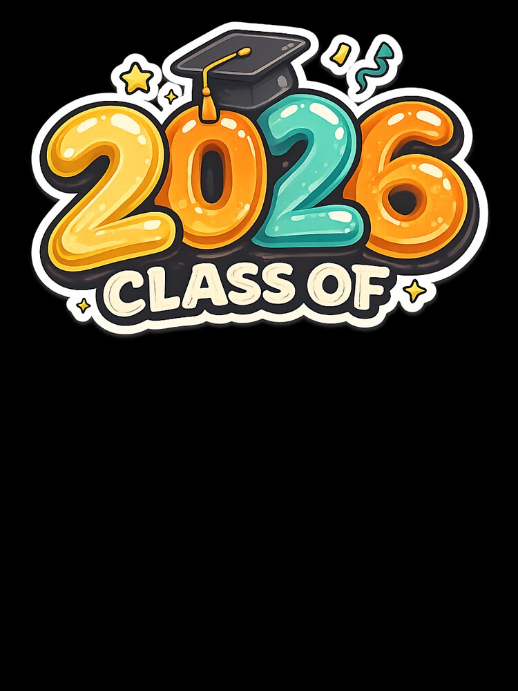 Class of 2026 Graduation Cap Sticker Style by PunchDrop