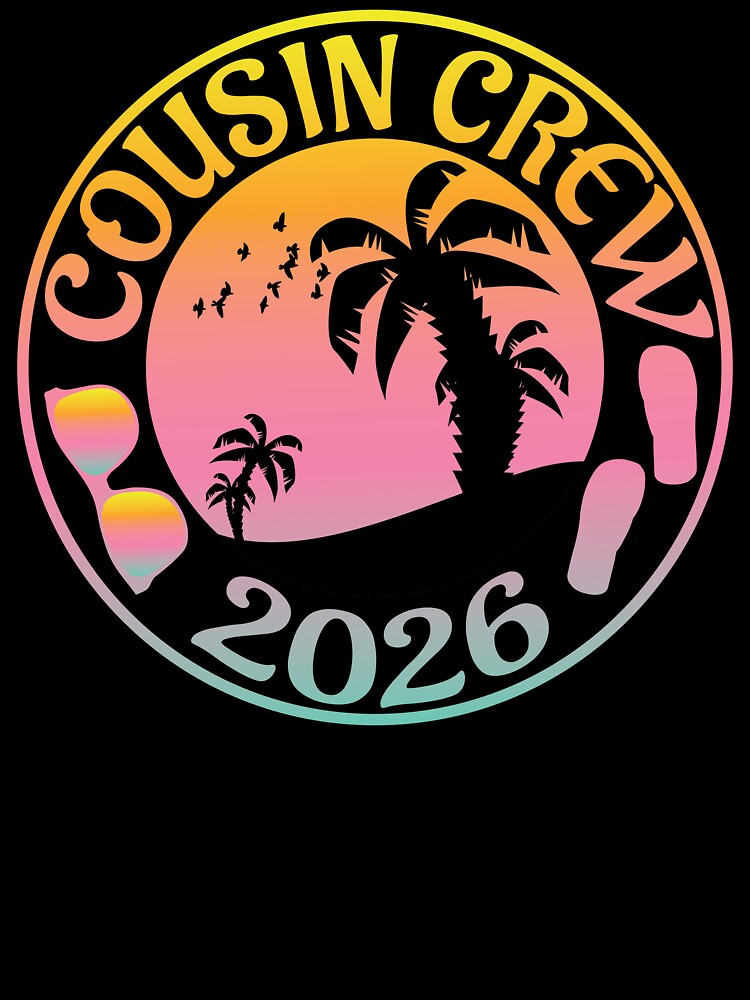 Cousin Crew 2026 Shirt – Matching Cousins Beach Vacation Family Tee by PixelWaveBD