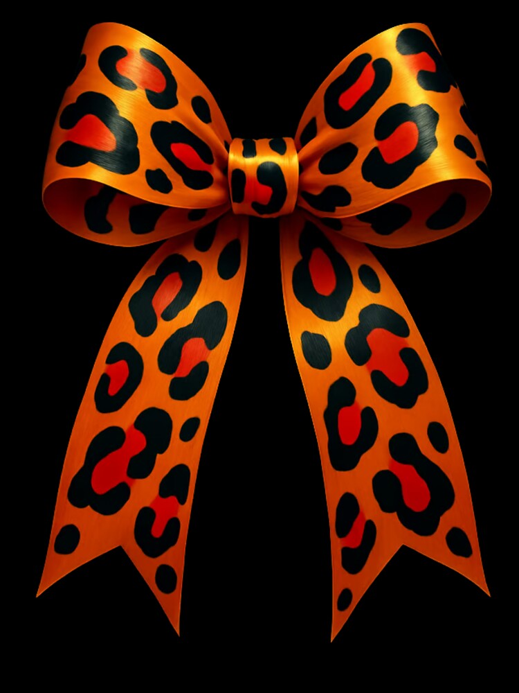 Leopard Satin Bow by TheCatmeow2000