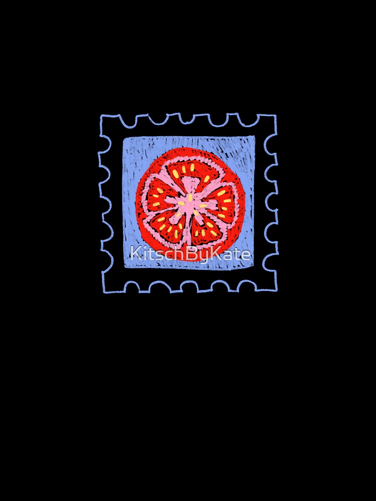 tomato slice stamp by KitschByKate