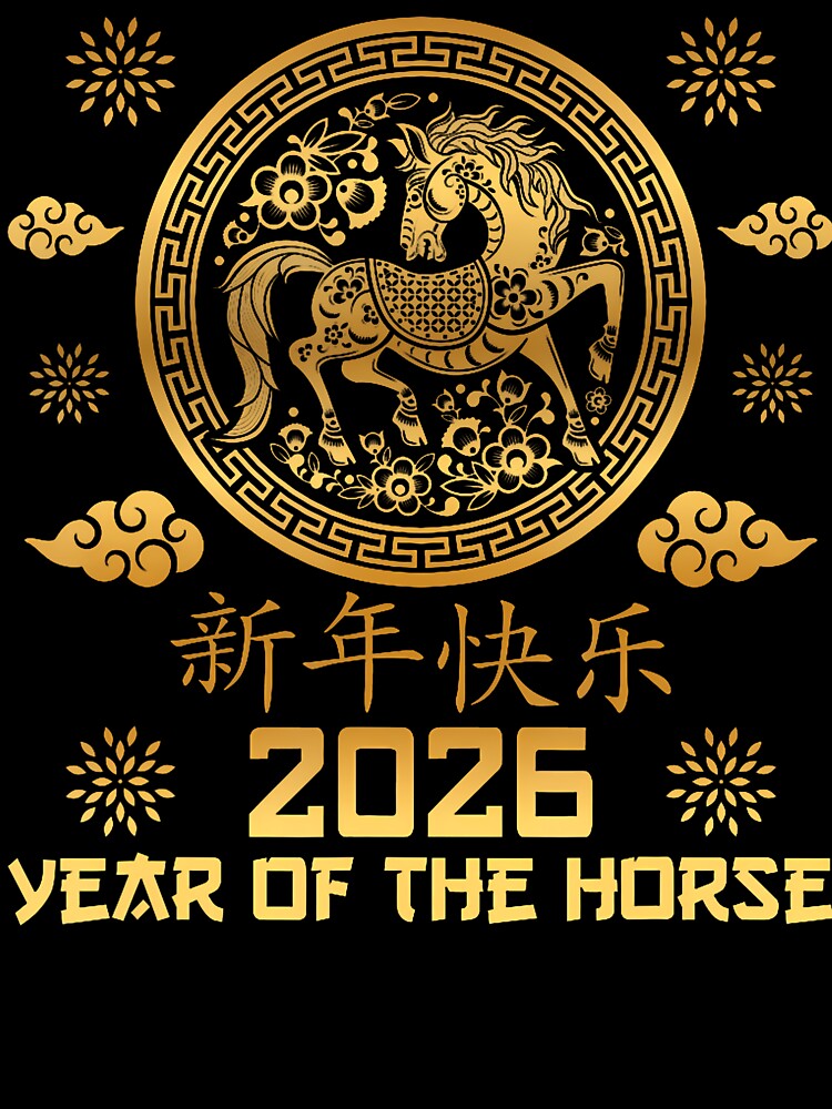 Year Of The Horse Lunar New Year Chinese New Year 2026 by KellyJudith