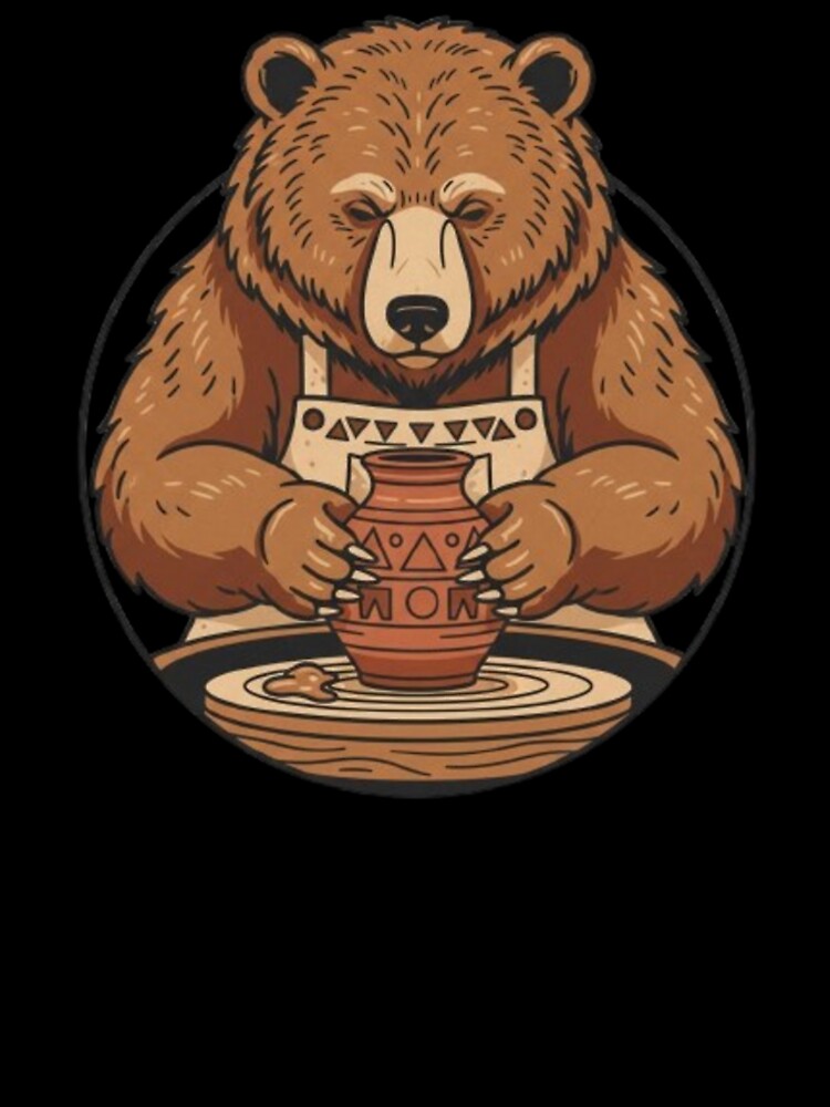 Pottery Bear – Creative Clay Wheel Design by Dogandesighn