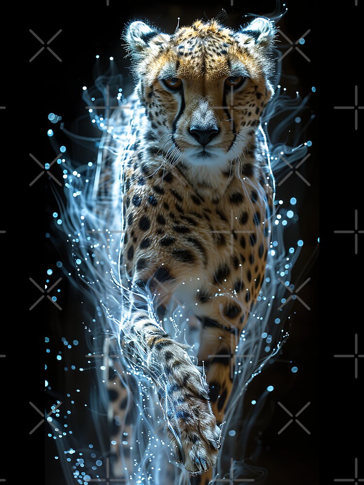 Silver Splash Cheetah by OccultDreams