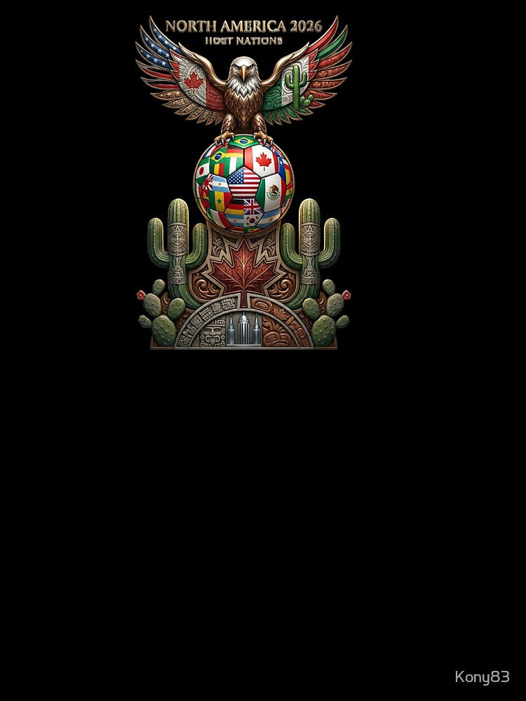 North America 2026 Host Nations - Commemorative Global Soccer Heritage Art by Kony83