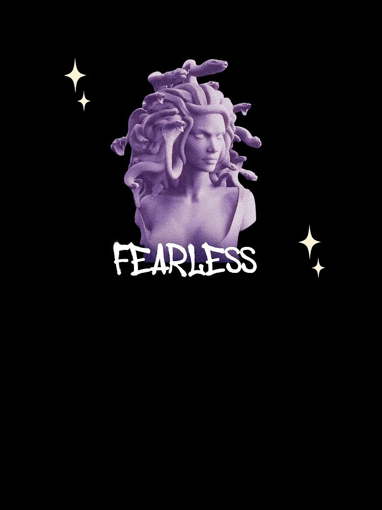 Fearless – Medusa Mythology Aesthetic Design by Blooom-studio