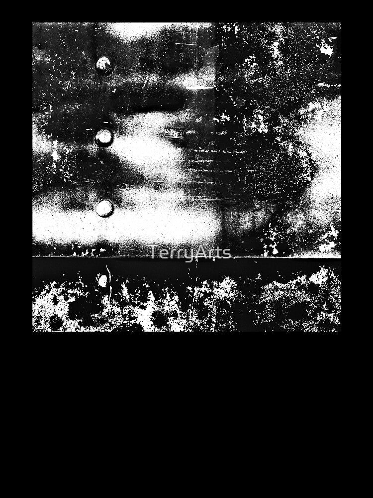 Urban Abstract Modern Art Grunge Style Black and White 2 of 6 by Beachy