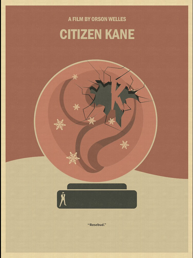 Citizen Kane 1941 Minimalist Movie Poster by kajiprints