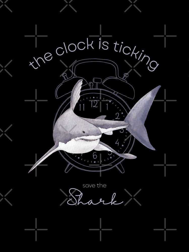 Protect The Shark Save the Shark The Clock is Ticking Coasters by MagicWolfStar