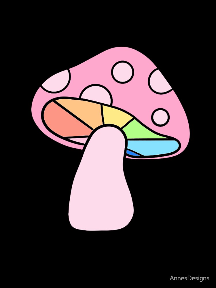 rainbow mushroom by AnnesDesigns