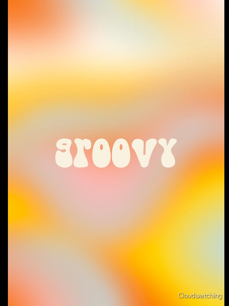Groovy 60s retro gradient by Cloudwatching
