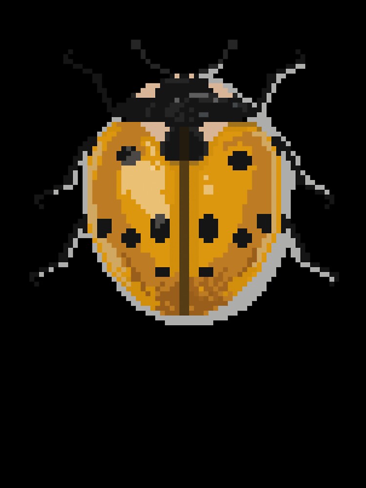 Pixel art beetle nº 019 by Kanistamps