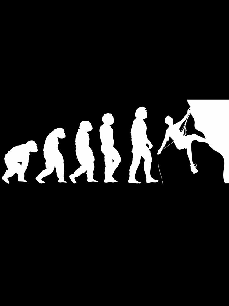 Evolution Of Man To Climber Vintage Climbing Gift Mountains Bouldering And Rocks Climber by SarahLeanne1