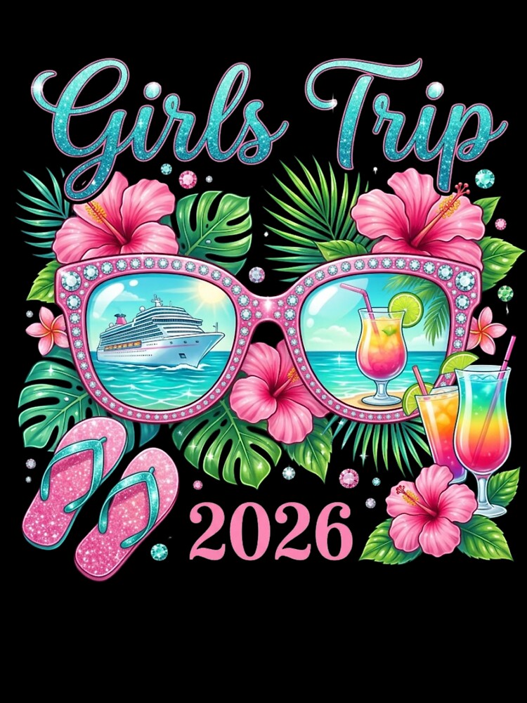 Girls Trip 2026 Cruise Shirt | Cruise Vacation Girls Trip Gift | Tropical Cruise Squad Tee | Summer Vacation Cruise Outfit | Beach Travel Shirt by storedreamcie