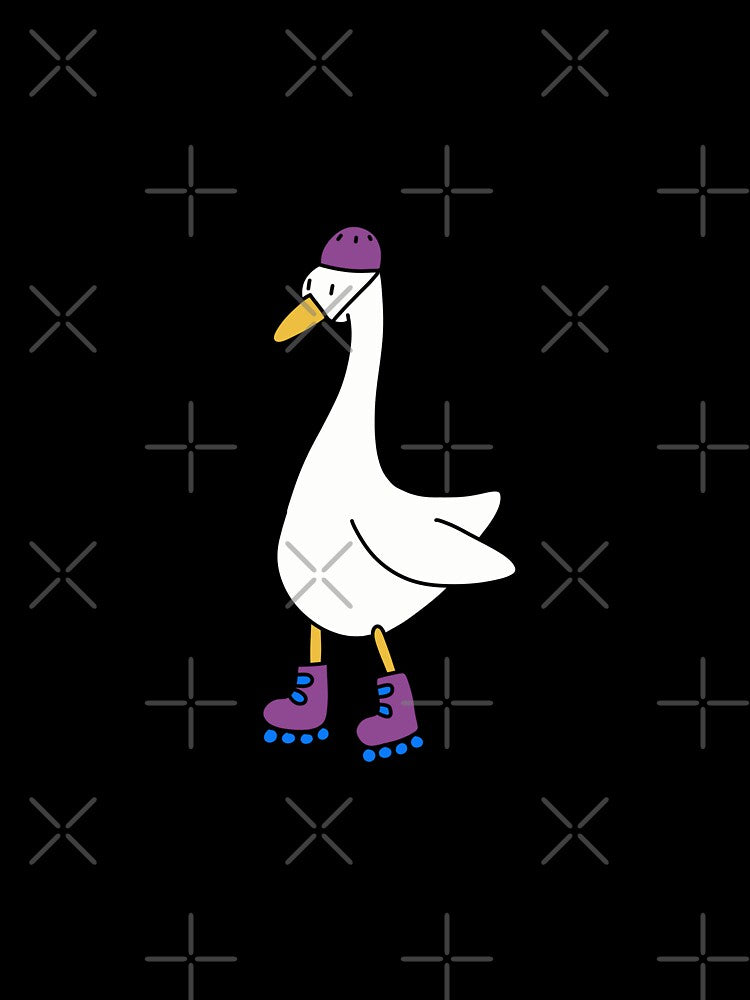 Roller skate silly goose by Doctor Michaela