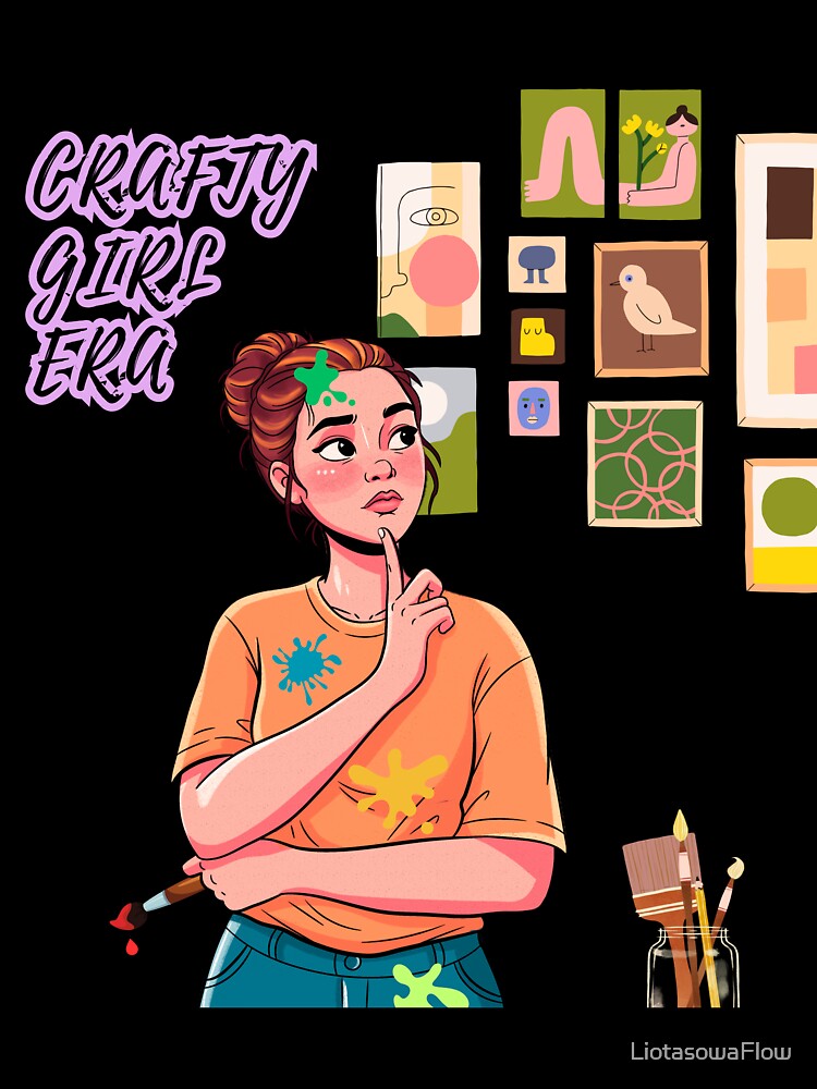 Crafty Girl Era – Creative Maker Aesthetic Design by LiotasowaFlow