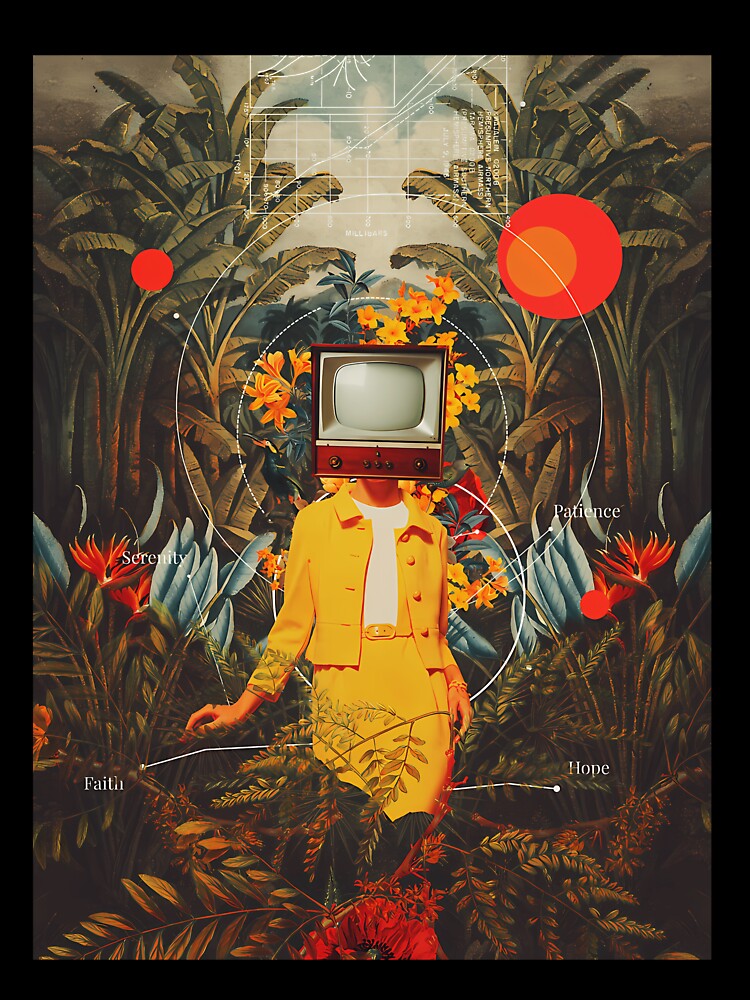 Surreal Desert Wilderness Portrait Art by wzmhjeba10