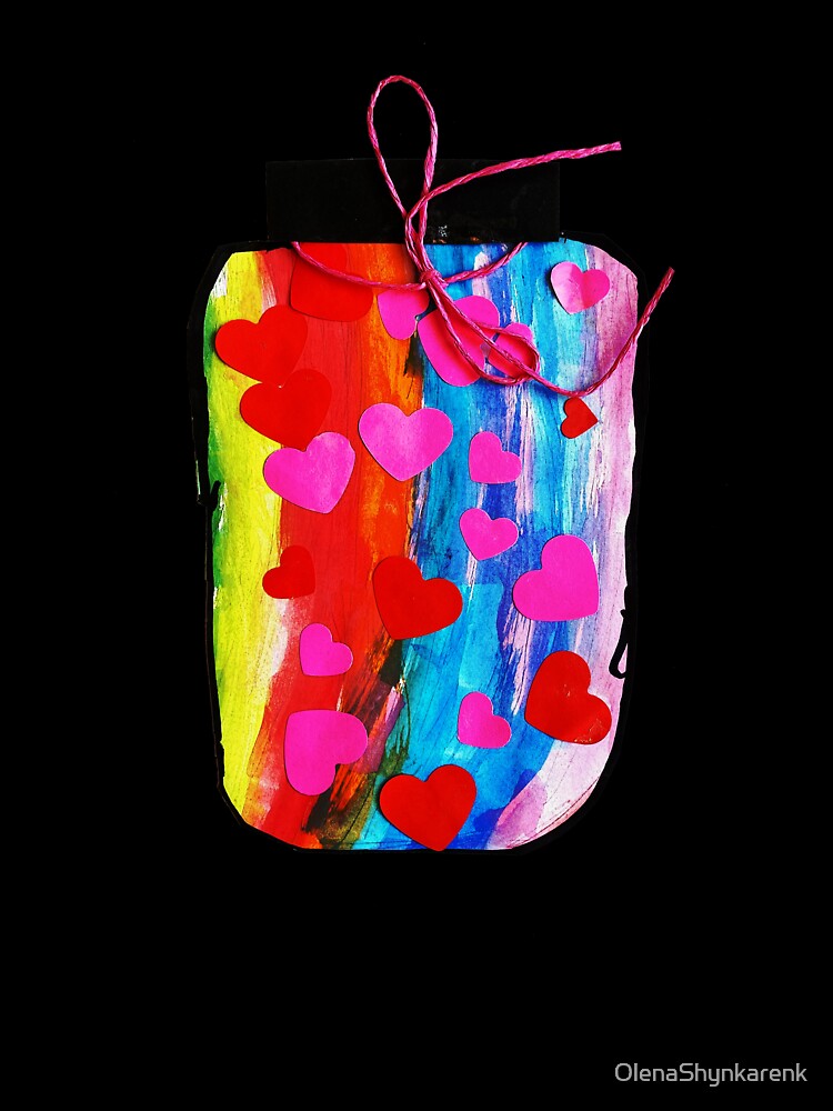 Jar of Love - Handmade Childhood Art by OlenaShynkarenk