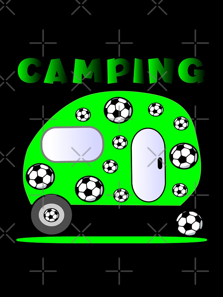 Camping Football by minimalartstory
