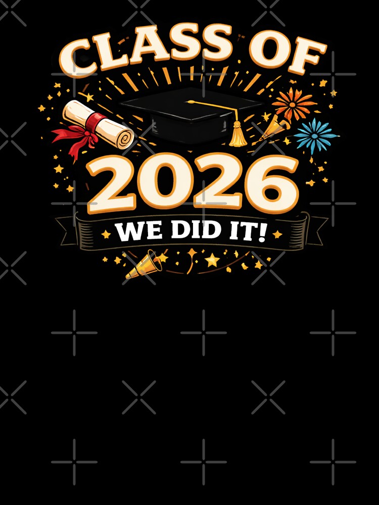 Class of 2026 Graduation Cap Fireworks Senior Grad Gift Shirt Sticker #2 by jglobal360