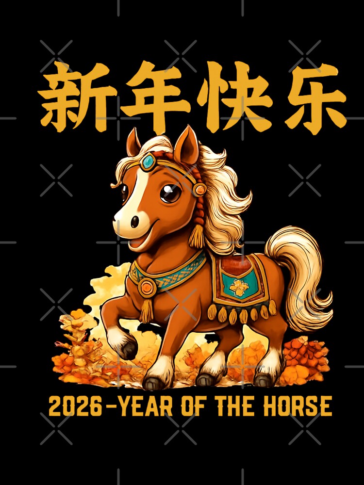2026 Year of the Horse - Fun Toddler Art by GrumpySableye
