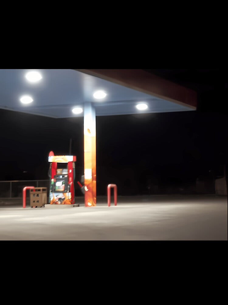 Liminal Space Gas Station Night by vmswgacu99