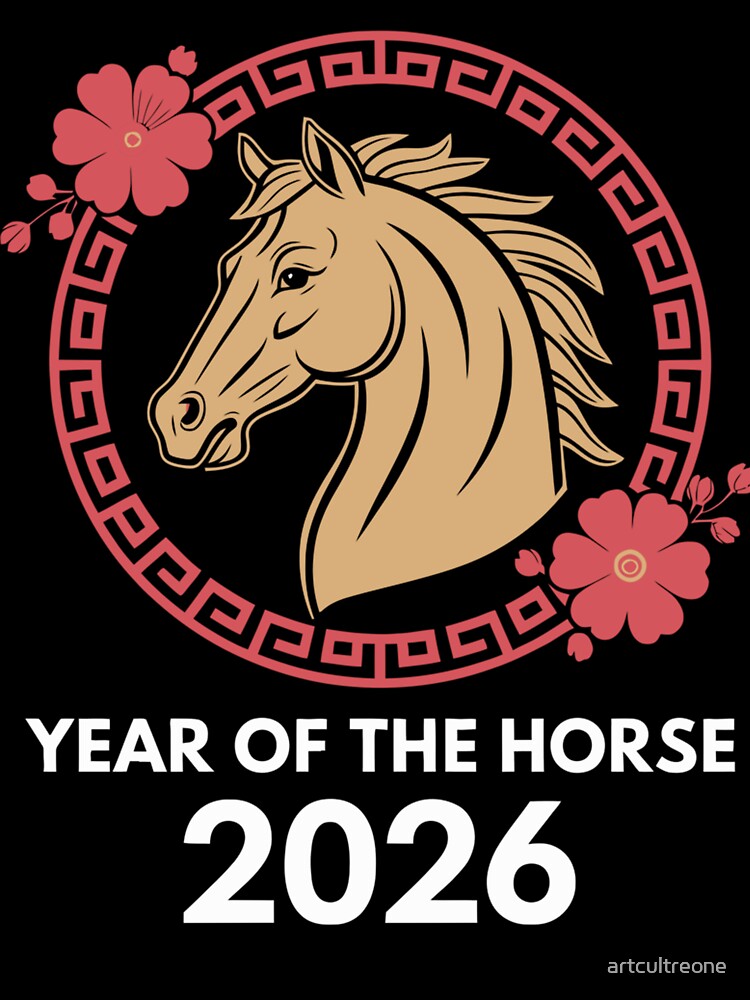 Year Of The Horse 2026 Chinese Zodiac by artcultreone