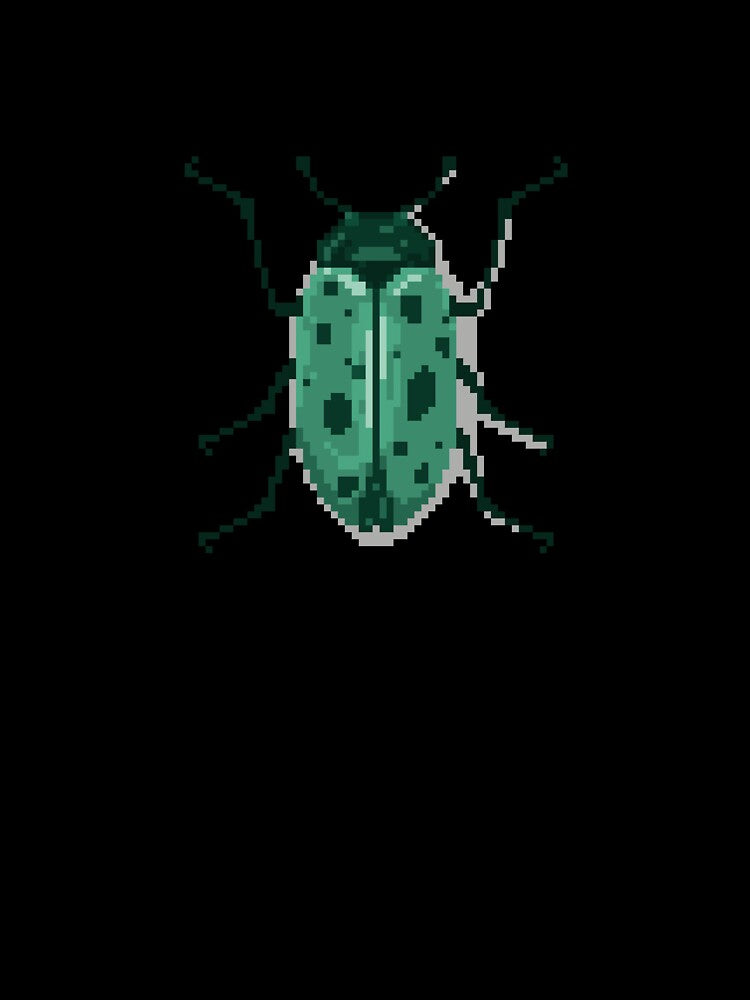 Pixel art beetle nº 09 by Kanistamps