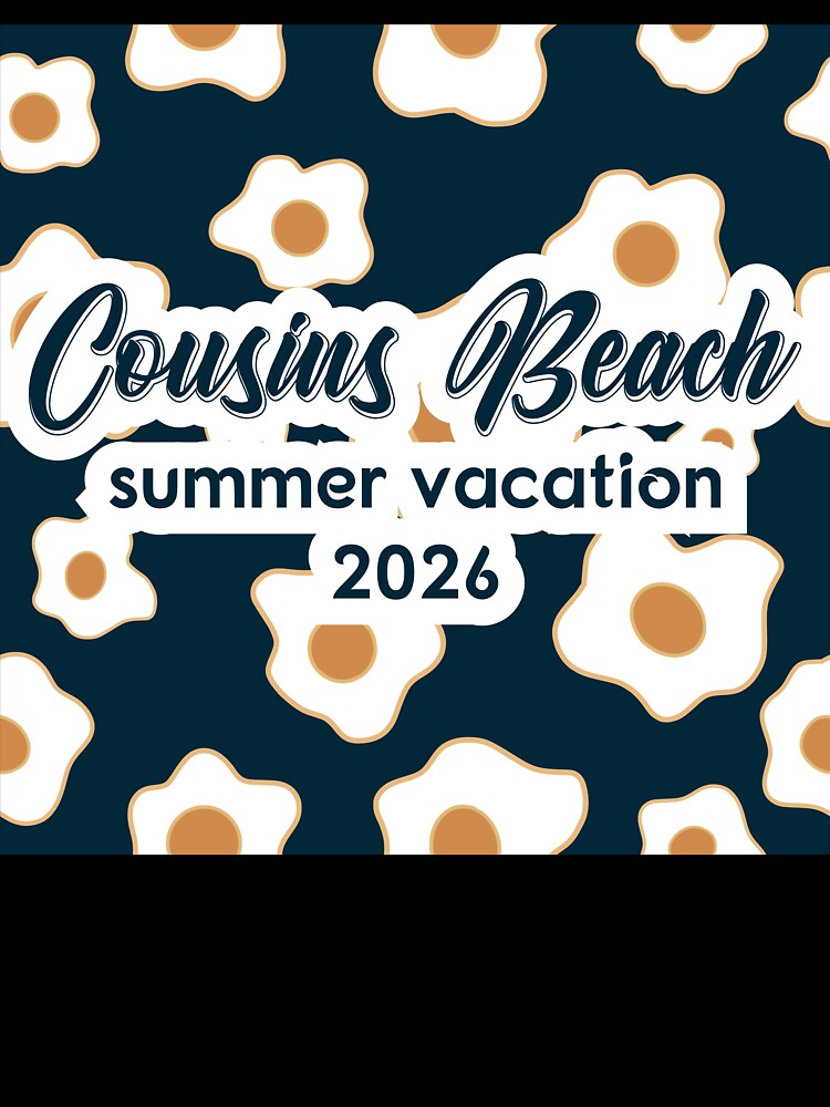 Cousins Beach Summer Vacation 2026 Floral Pattern Trip Art by PixelWaveBD