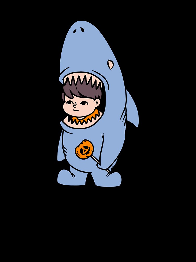 Cute Kid In A Shark Costume by PotluckPrints
