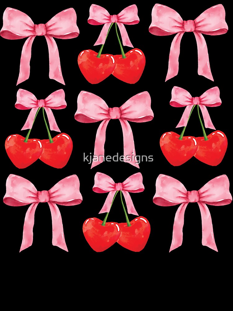 Coquette Cherry Bows by kjanedesigns