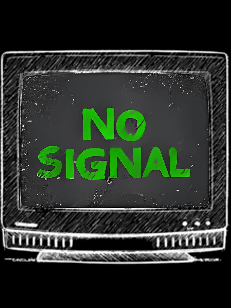 Retro No Signal TV Static Vaporwave Aesthetic by qnvpewhwim55