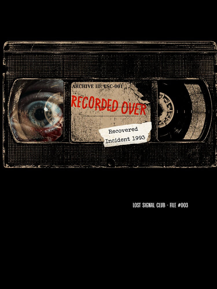 Lost Signal Club File 004 Recorded Over VHS Horror Tape by Pavelus