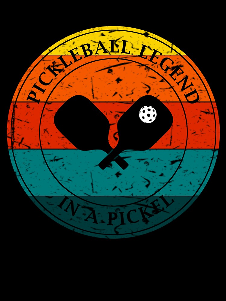 Pickleball Legend Black / Funny Sport Quote for Pickleballers by CKM-style