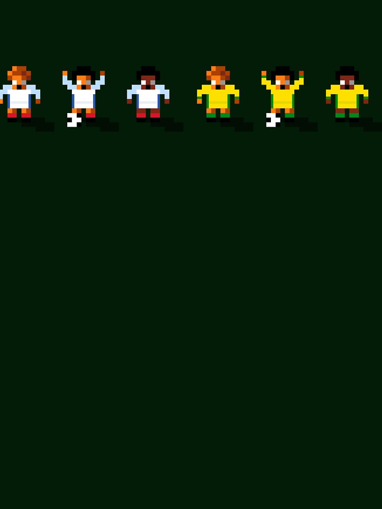 England vs Australia 2016 - Sensible World Of Soccer Sprites by stowball