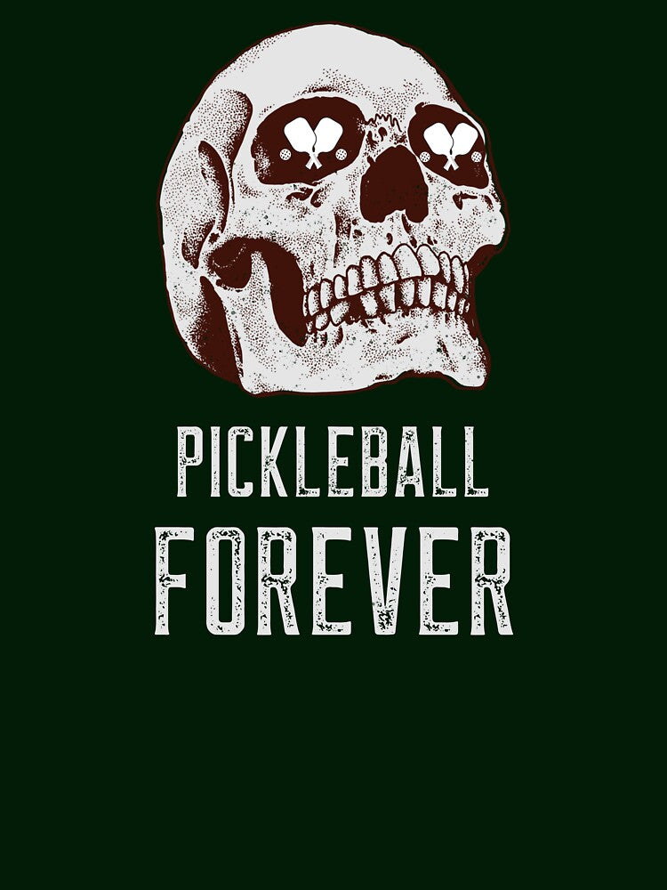 Pickleball Forever Skull Paddles T-Shirt by Republic of Wit