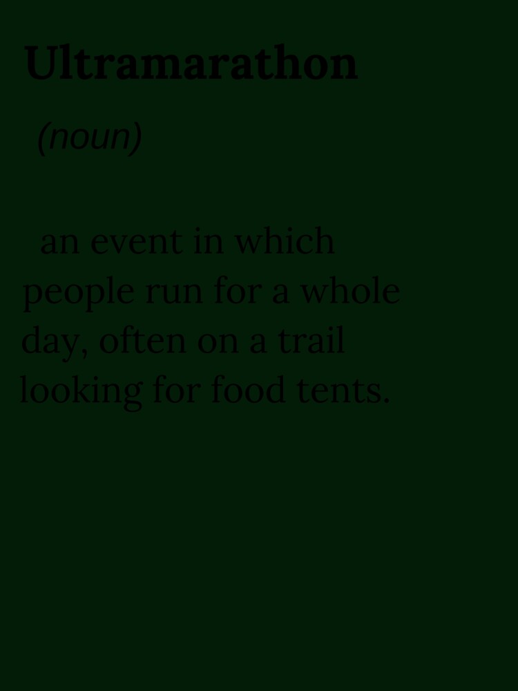 ULTRAMARATHON DICTIONARY by UltraRunners