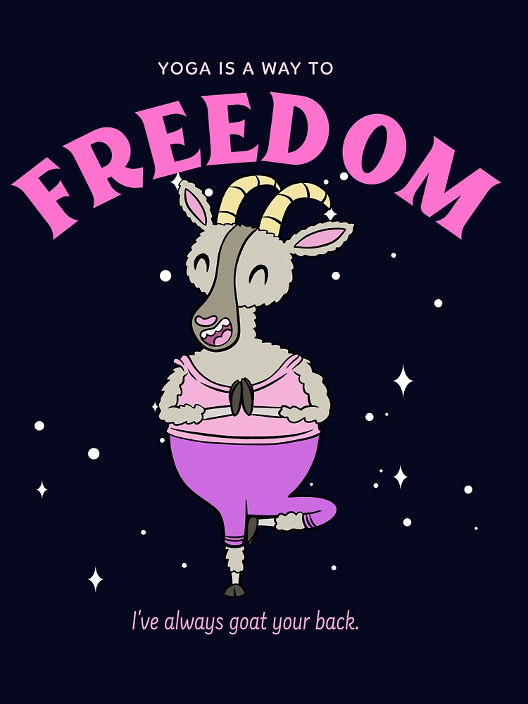 Goat yoga lover : Meditation yoga by ImaginarStore