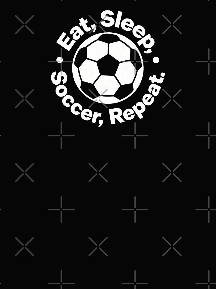 Eat Sleep Soccer Repeat Circular Football Fan Design for World Cup 2026 | World Cup 2026 Soccer Routine by Dezinix