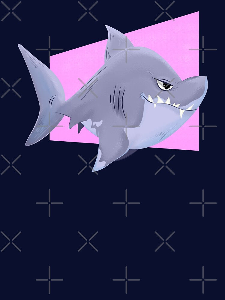 Angry Big Shark by Mariia Berezhna