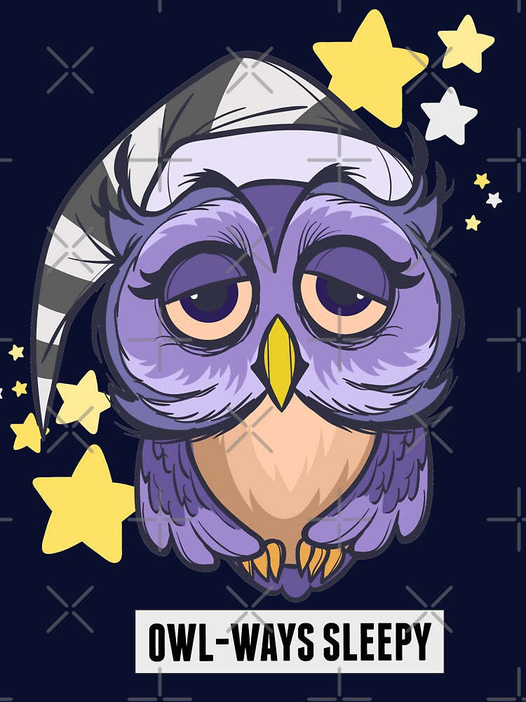 Owl-says Sleepy by ArtTees44