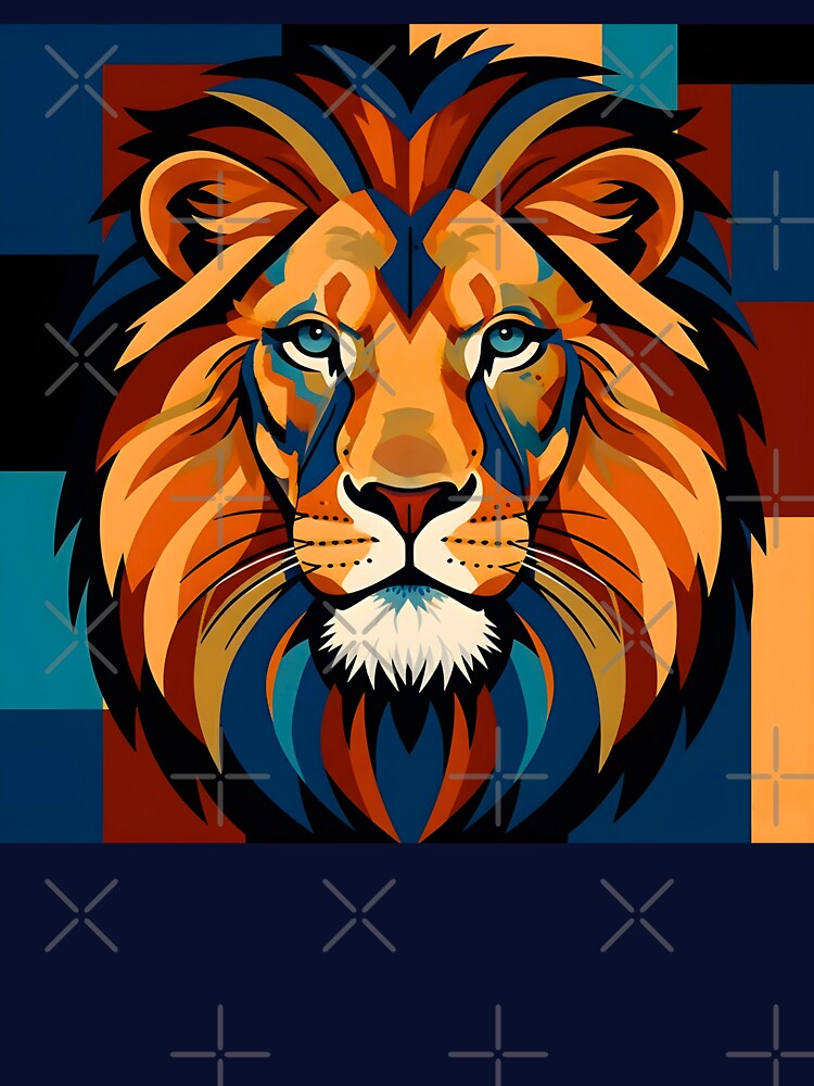 A LION WARM COLORS by infinitearte
