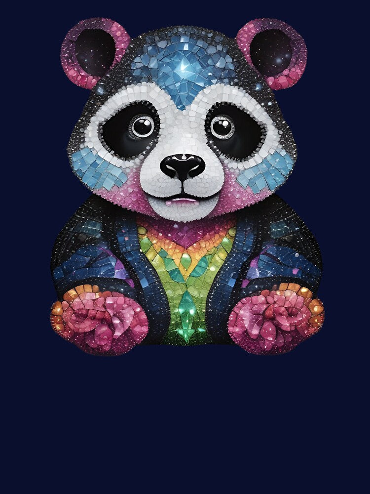 Colourful Mosaic Panda by pUNKnown