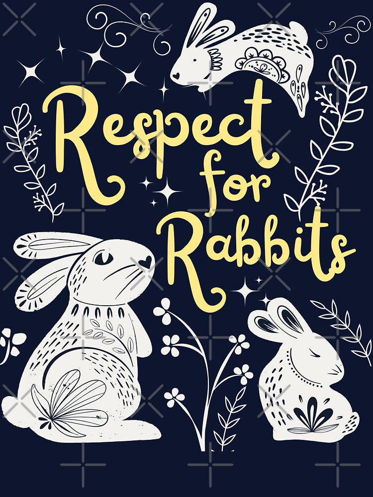 Bunny Rabbit RESPECT whimsical by swflrabbits