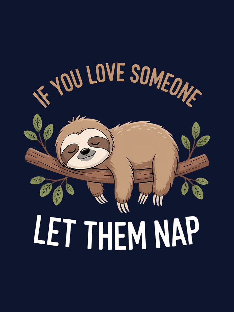 Sleeping Sloth Animal Cute by gourpmerzihd