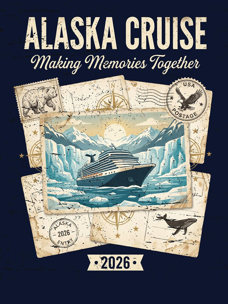 Alaska Cruise Family Matching Group Vacation 2026 Travel Design by NADIASHOP86