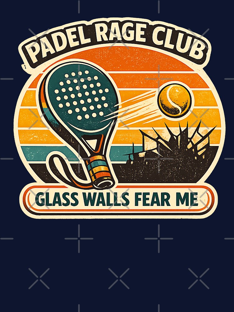 Padel Rage Club Glass Walls Fear Me by Concrete Coffee Studio