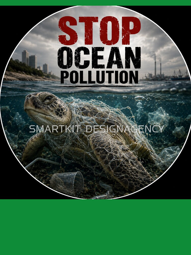Stop Ocean Pollution Save Sea Turtles by SMARTKIT  DESIGNAGENCY
