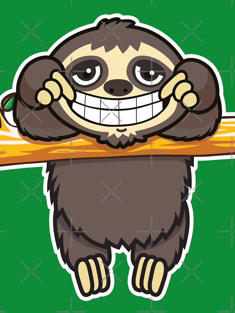 Sloth grin by plushism