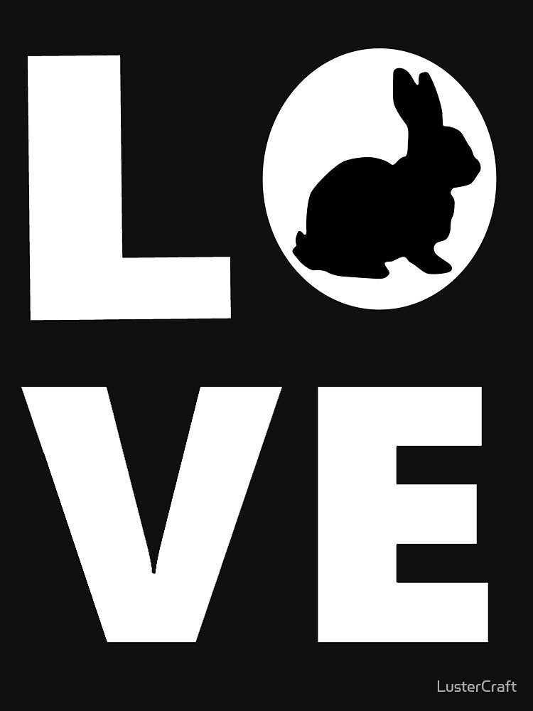 Rabbit Lover, Rabbit Girl's, Rabbit Silhouette, Rabbit Mama , Rabbit Gift for Her, Rabbit Silhouette by LusterCraft