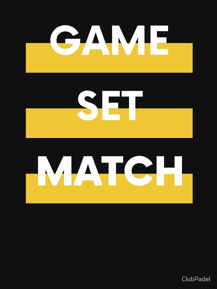 Game Set Match Design by ClubPadel